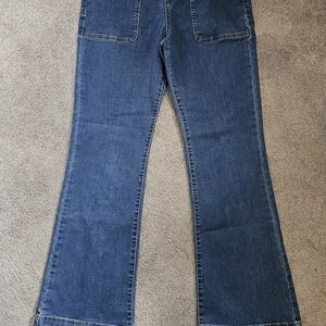 Knox Rose Blue Flare Jeans